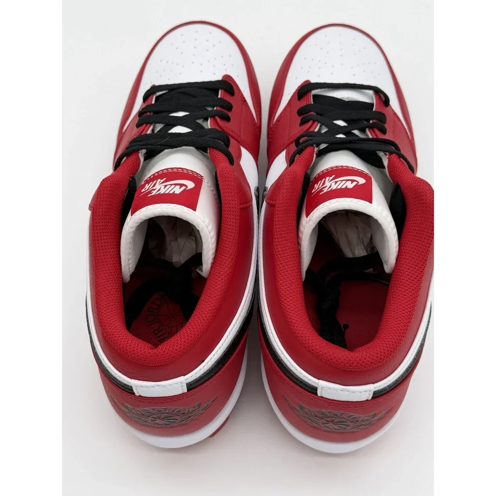 Size 14 *BUY AUTHENTIC* Nike Jordan 1 Retro MCS Low BRED CJ8524-611 No Box Lid